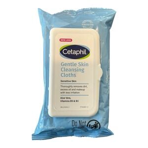 Cetaphil - Gentle Skin Cleansing‎ Cloths (25 ct) - Sensitive Skin Wipes